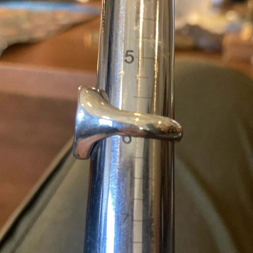 James Avery Retired Sterling Silver French Scroll Heart - Picture 3 of 5